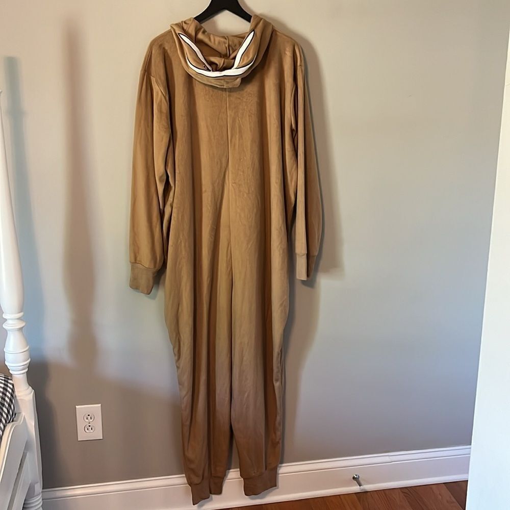 New! Torrid Tan Fleece Sloth Sleep Onesie Size 3/4 NWT - Picture 9 of 11